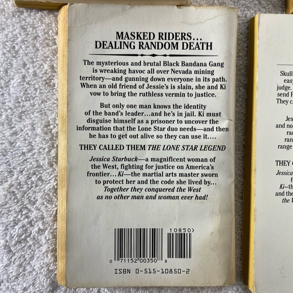 Vintage Lone Star Action Western Romance Novel x5 - Picture 11 of 16